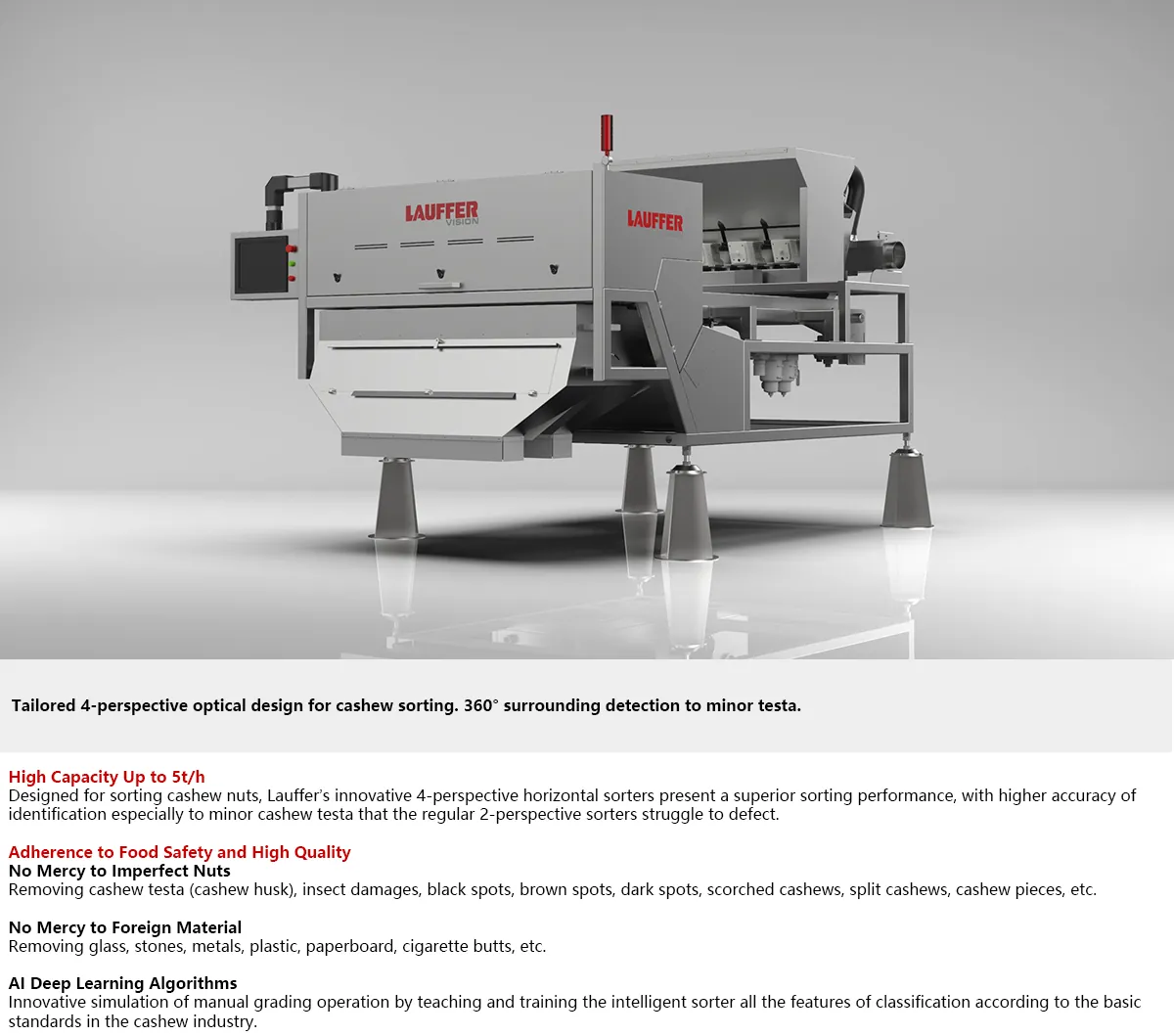 HA Pistachio & Peanut Optical Sorter